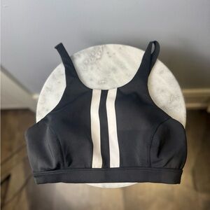 Kendall & Kylie Black Stripe Sports Bra (S)